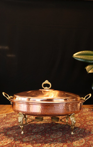 سوفله مرغ خوری مسی بیضی وارمردار نانو