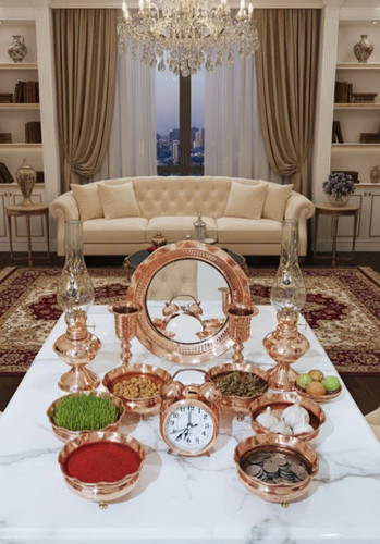 سرویس هفت سین مسی زیبا ۱۲ تیکه