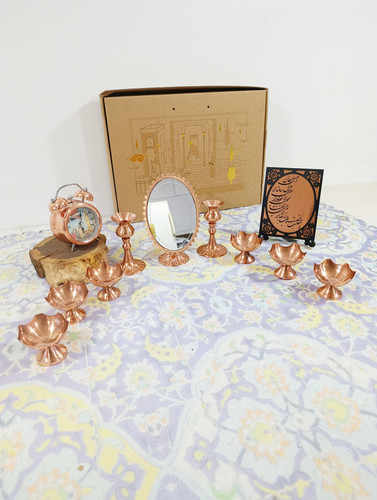 پک سرویس هفت سین مسی ۱۱ تیکه همراه جعبه