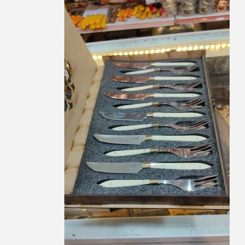 سوغات نفیس زنجان کارد و چنگال استیل  درجه یک