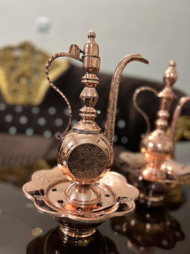 آفتابه لگن مسی گلبرگ