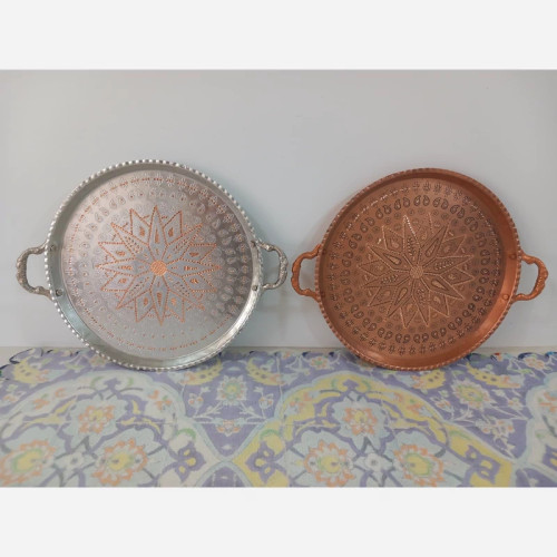 سینی مسی و قلع قطر 28 دسته دار و تراش شده نانو یک عددی