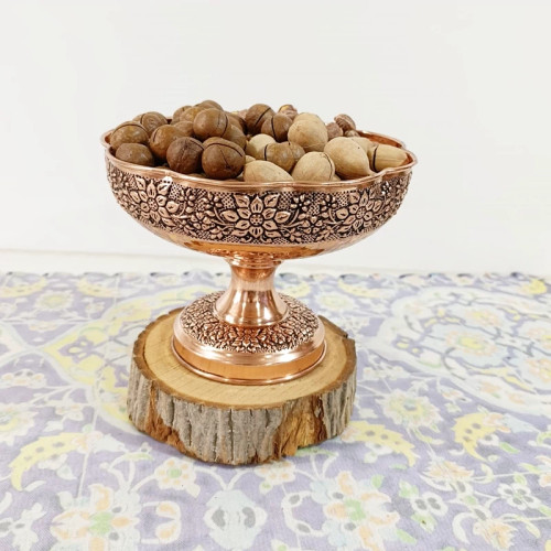 آجیل خوری مسی زنجان گلبرگ نانو