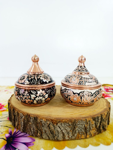 قندان مسی اطلس نقره کوب نانو قطر ۱۰