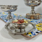 پیاله سه پایه مسی چکشی کروم ۶ عددی نانو شده اعلا و درجه یک