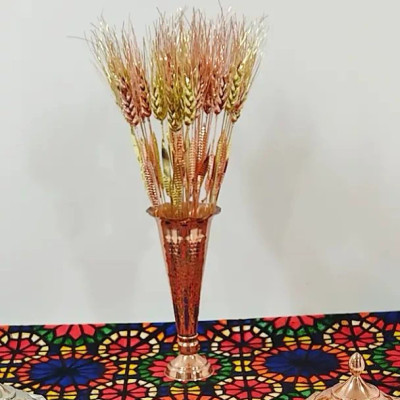 سنبل و گندم مسی بسیار زیبا و عالی،شاخه ای و عددی