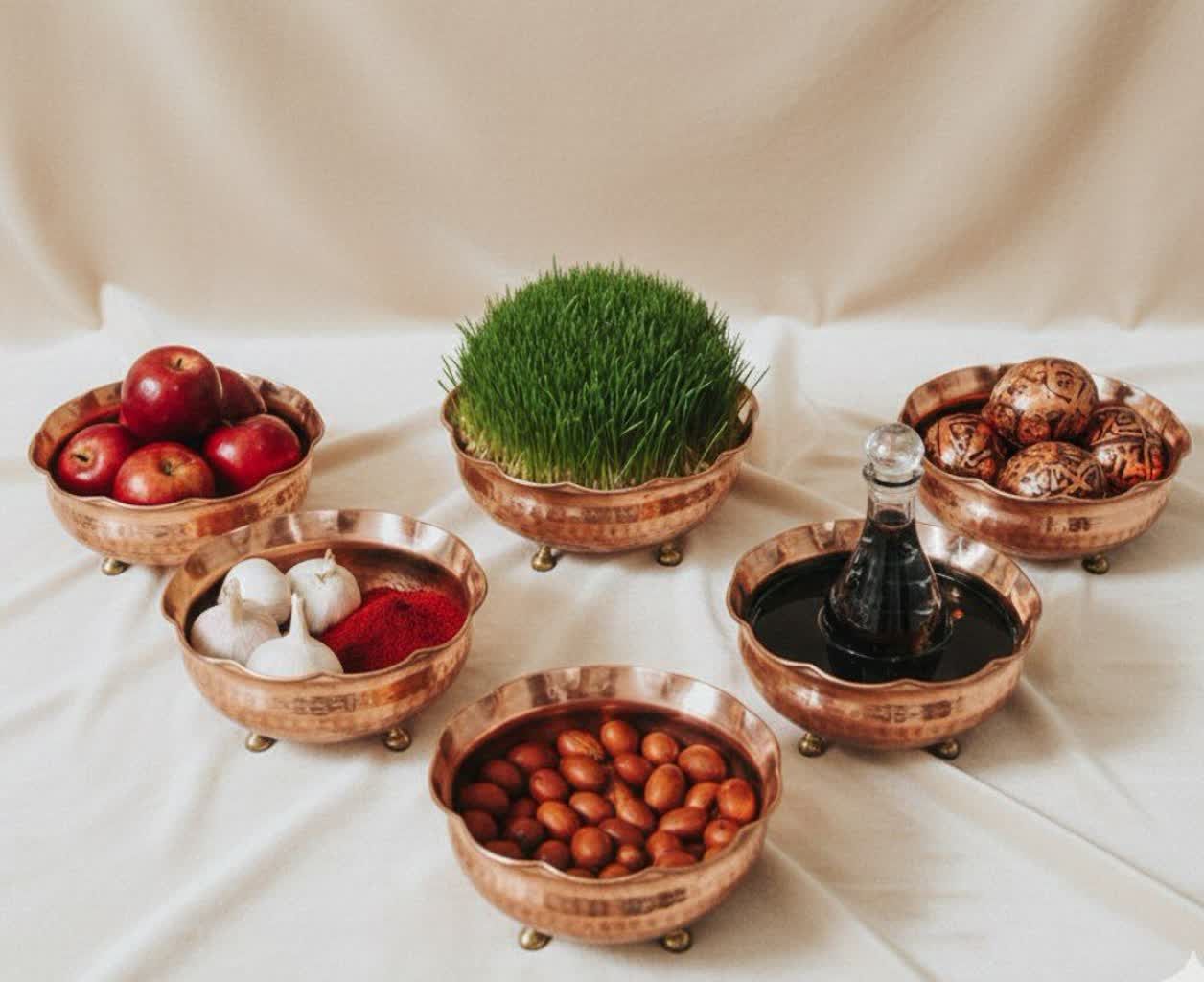 هفت سین مسی زیبا ۶ تایی