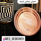 سینی مسی بیضی سایز 6 اندازه 36×23