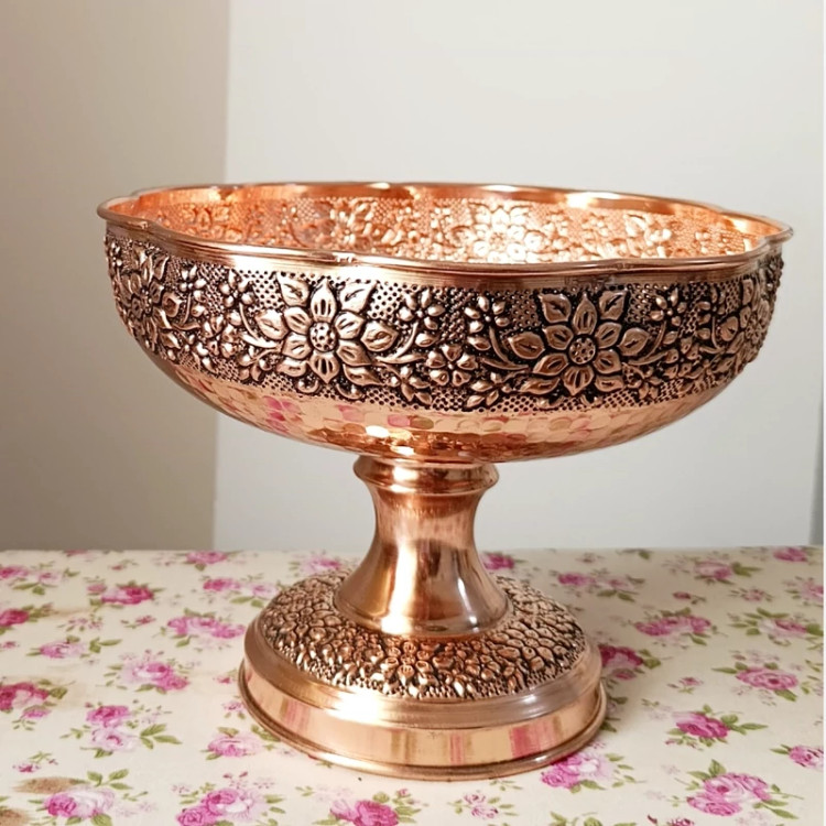 آجیل خوری مسی زنجان گلبرگ و نانو شده قطر ۲۲