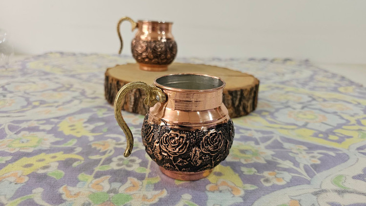 سس خوری مسی گلبرگ ۲ عددی دسته برنجی نانو شده و اعلا درجه یک