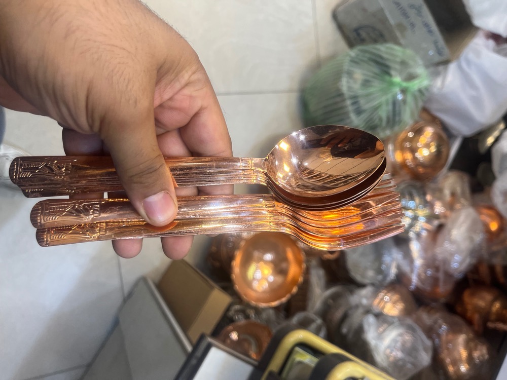 چنگال مسی ۶ عددی