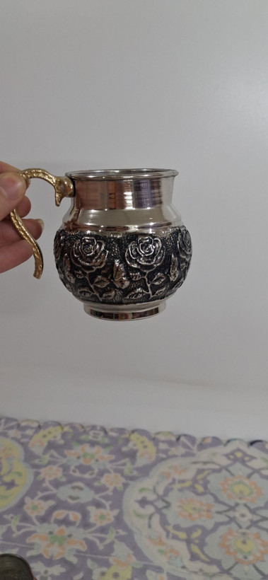 سس خوری مسی کروم گلبرگ دسته برنجی