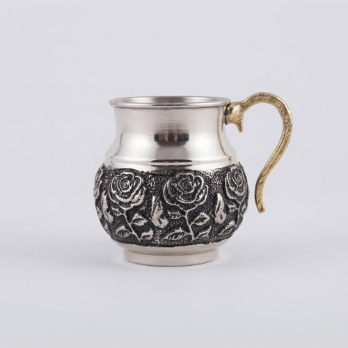 سس خوری مسی کروم گلبرگ دسته برنجی