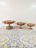 سرویس پذیرایی مسی ۴ تیکه سلطنتی دسته دار